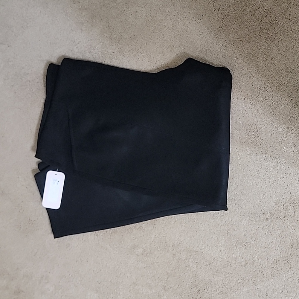 Allison Daley petites xl black faux suede pants